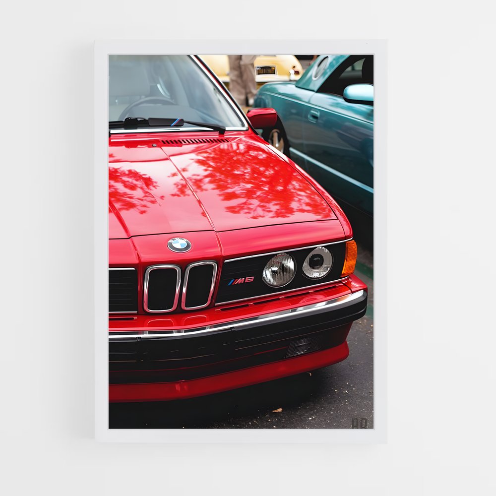 Poster M6 Passion Rouge – affiche BMW (vue 3)
